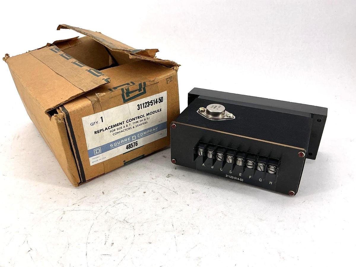 New Square D 31123-514-50 Replacement Control Module for Size 6 & 7 48576