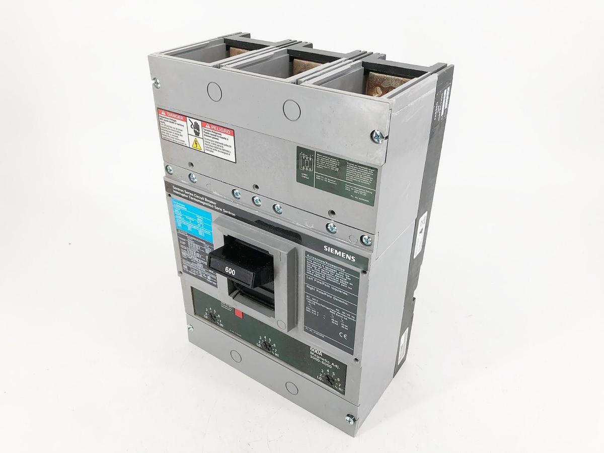 New Siemens LXD63B600 Circuit Breaker 600A 600V 3P Sentron Series