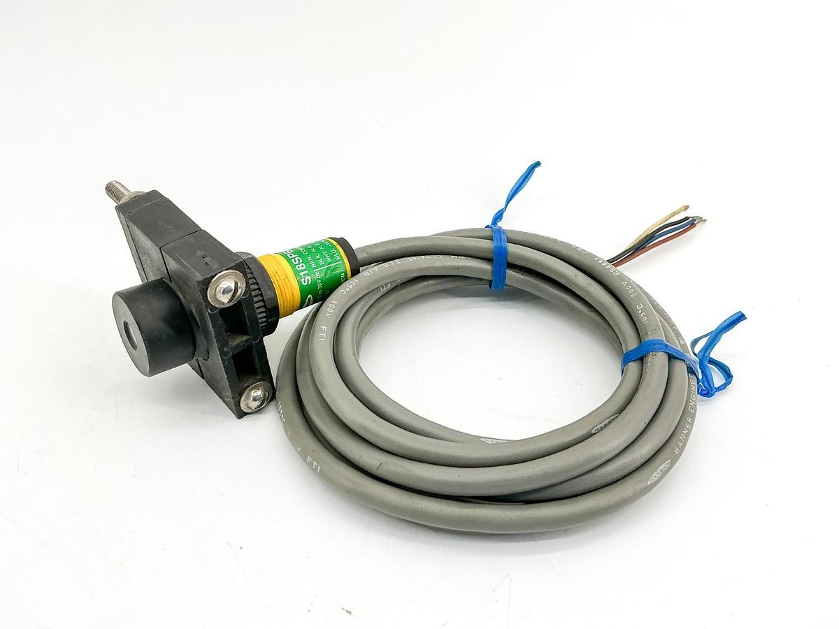 Used Banner Engineering S18SP6R Photoelectric Sensor 10-30VDC 29412- No Box