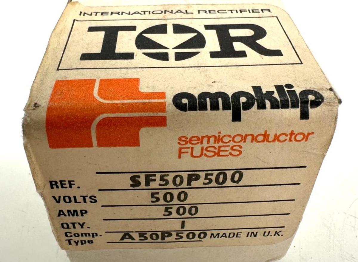 New International Rectifier SF50P500 Semiconductor Fuse 500A 500V
