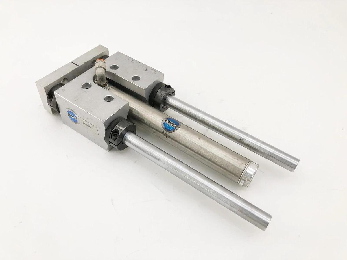 Used Bimba TE-096-EB2 Pneumatic Linear Thruster Actuator 1-1/16" Bore 6" Stroke