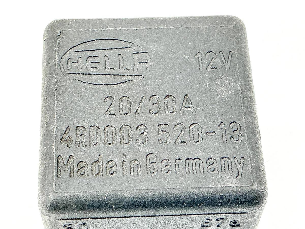 Used Lot of 3 Hella 4RD003-520-13 Relay 12V 20/30A