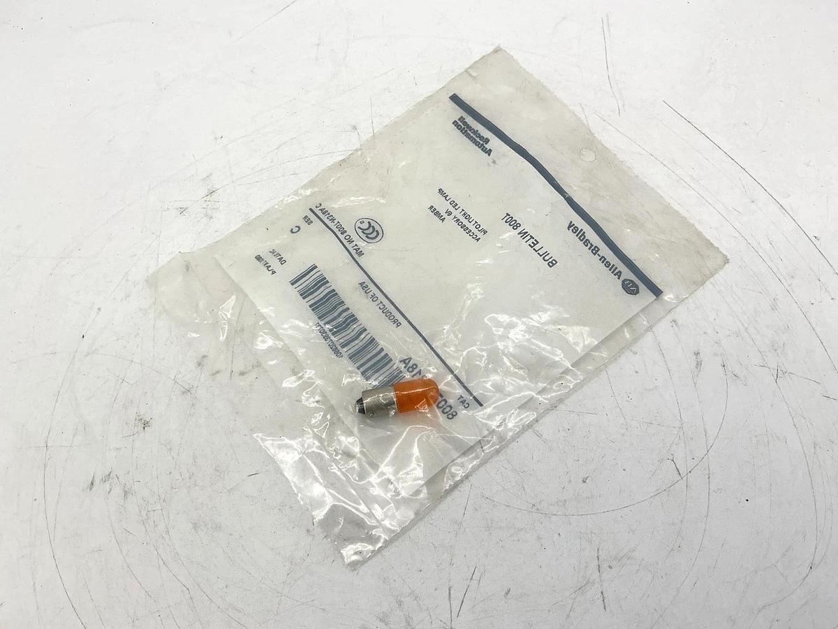 New Allen Bradley 800T-N318A Ser C Pilot Light Accessory LED Lamp Bulb 6V Amber