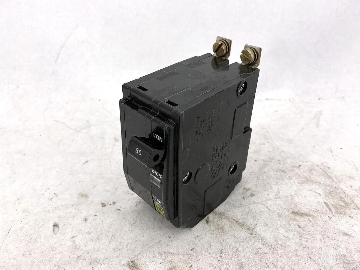 New Square D QOB250 Circuit Breaker 2-Pole 50A 120/240V - No Box