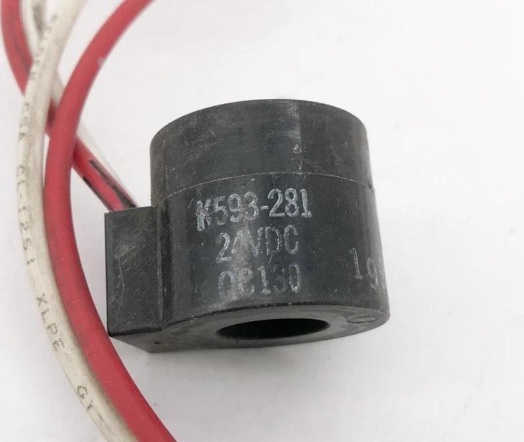 New Parker K593-281 Solenoid Coil 24VDC - No Box
