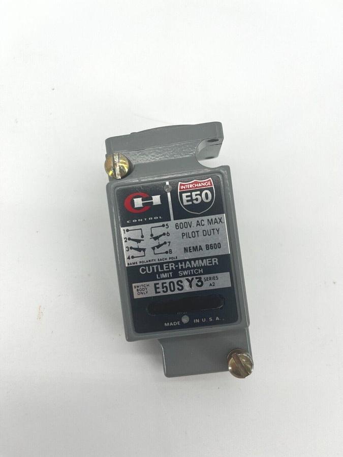 Cutler-Hammer E50SY3 Limit Switch Body