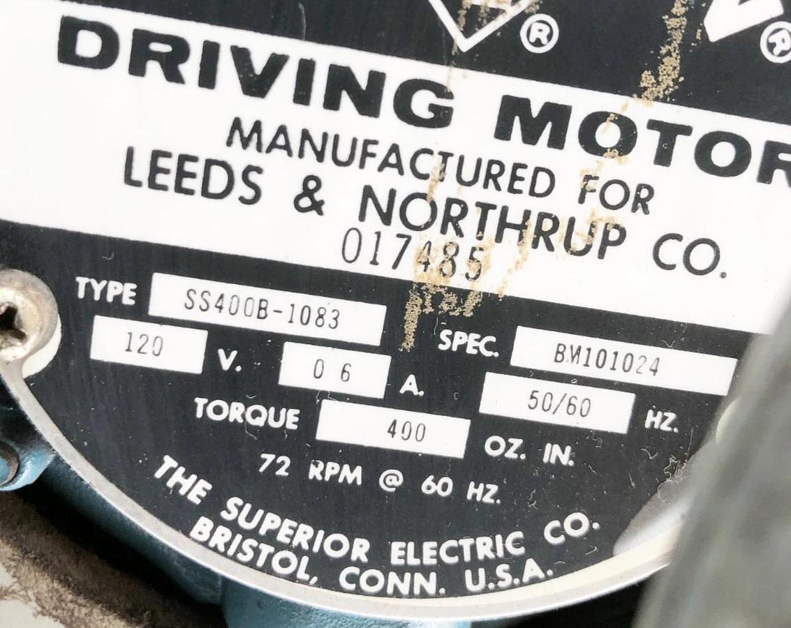 Used Leeds & Northrup 10269-60-G1 High-Torque Actuator Model D 120VAC 150 LB/FT