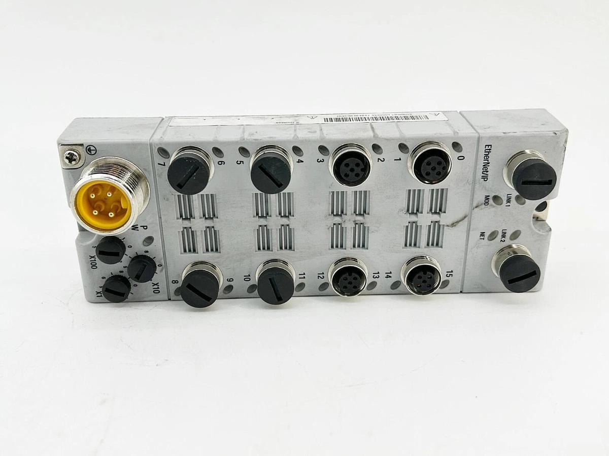 New Allen Bradley 1732E-16CFGM12R I/O Module 16 Point 24VDC Ethernet M12