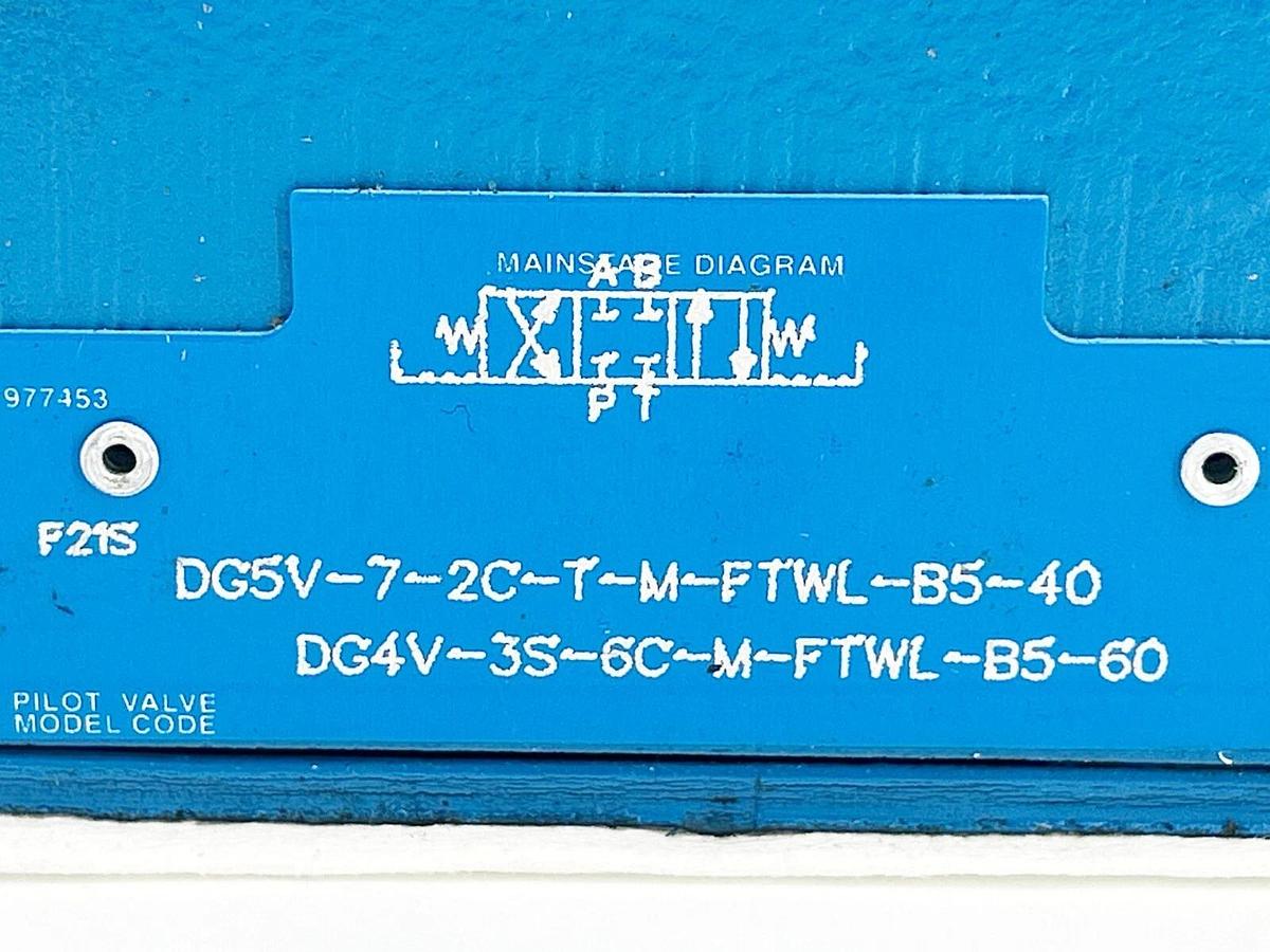 New Eaton Vickers DG5V-7-2C-T-M-FTWL-B5-40 Hydraulic Valve - No Box