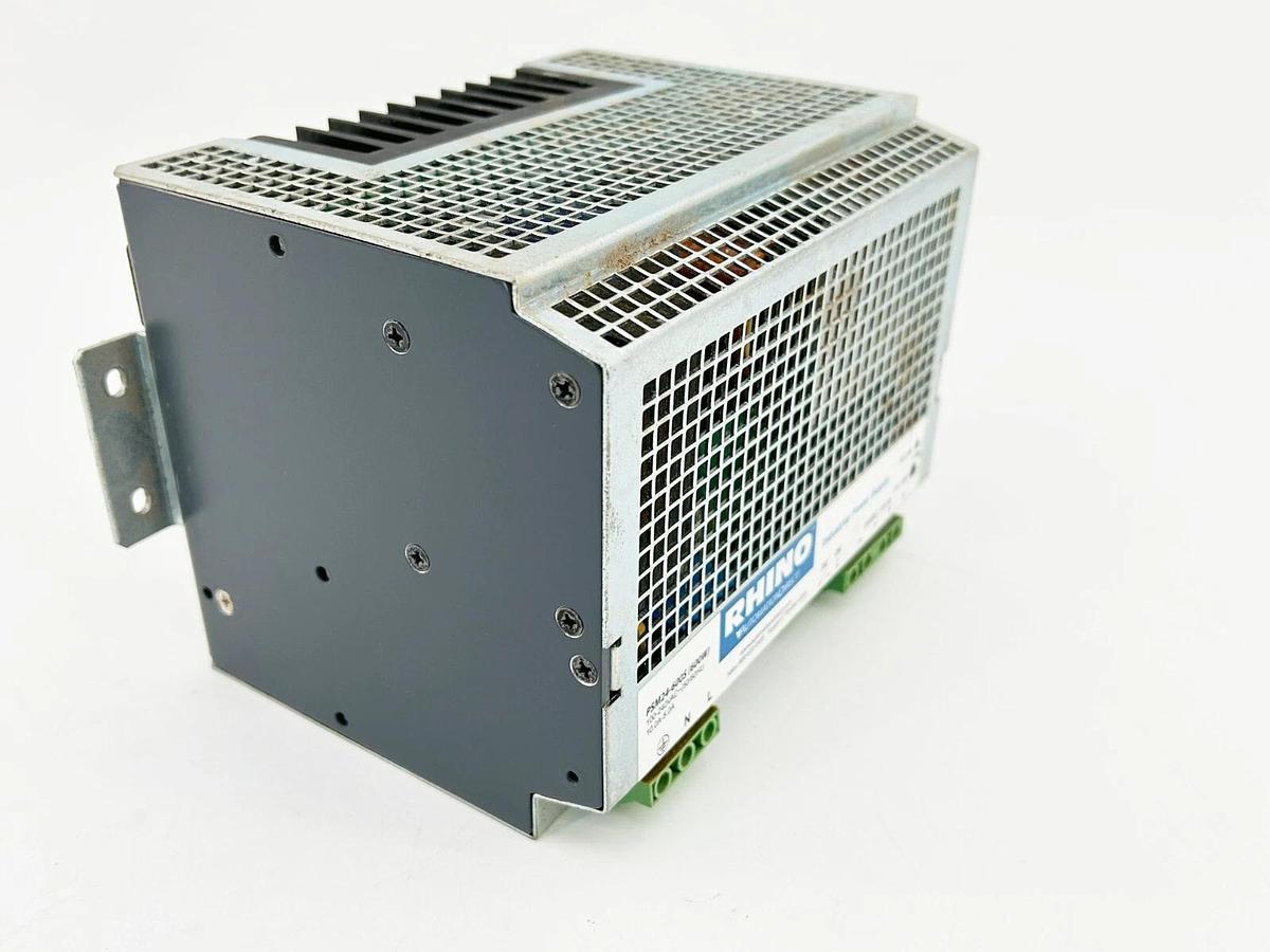 Used Rhino PSM24-600S Switching Power Supply 24VDC 1 Phase 10A 35MM Din Rail
