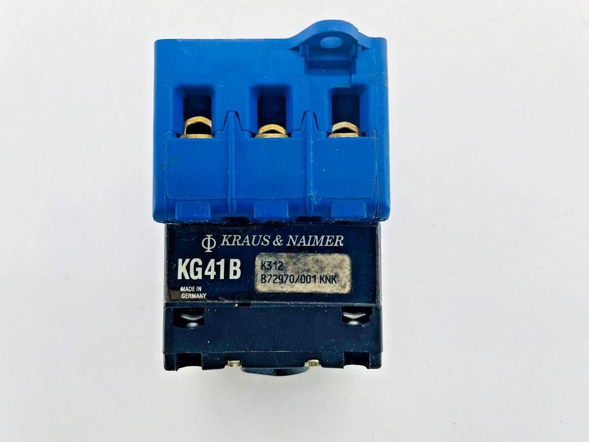 Used Krause & Naimer KG41B Disconnect Switch 30A 600V KG41B K312 B72970/001