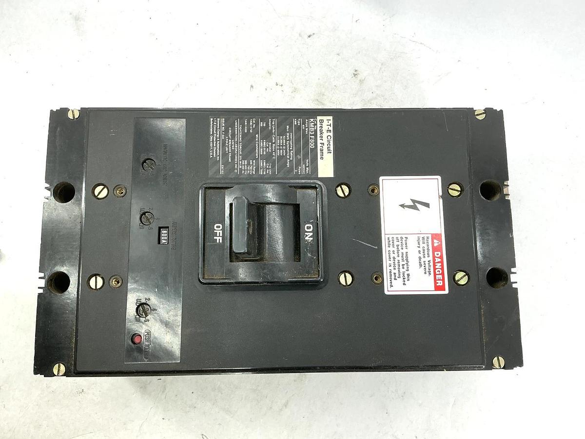Used ITE KMB3-F800 Circuit Breaker Frame Type KMB 3-Pole 3-Phase 800A 600V