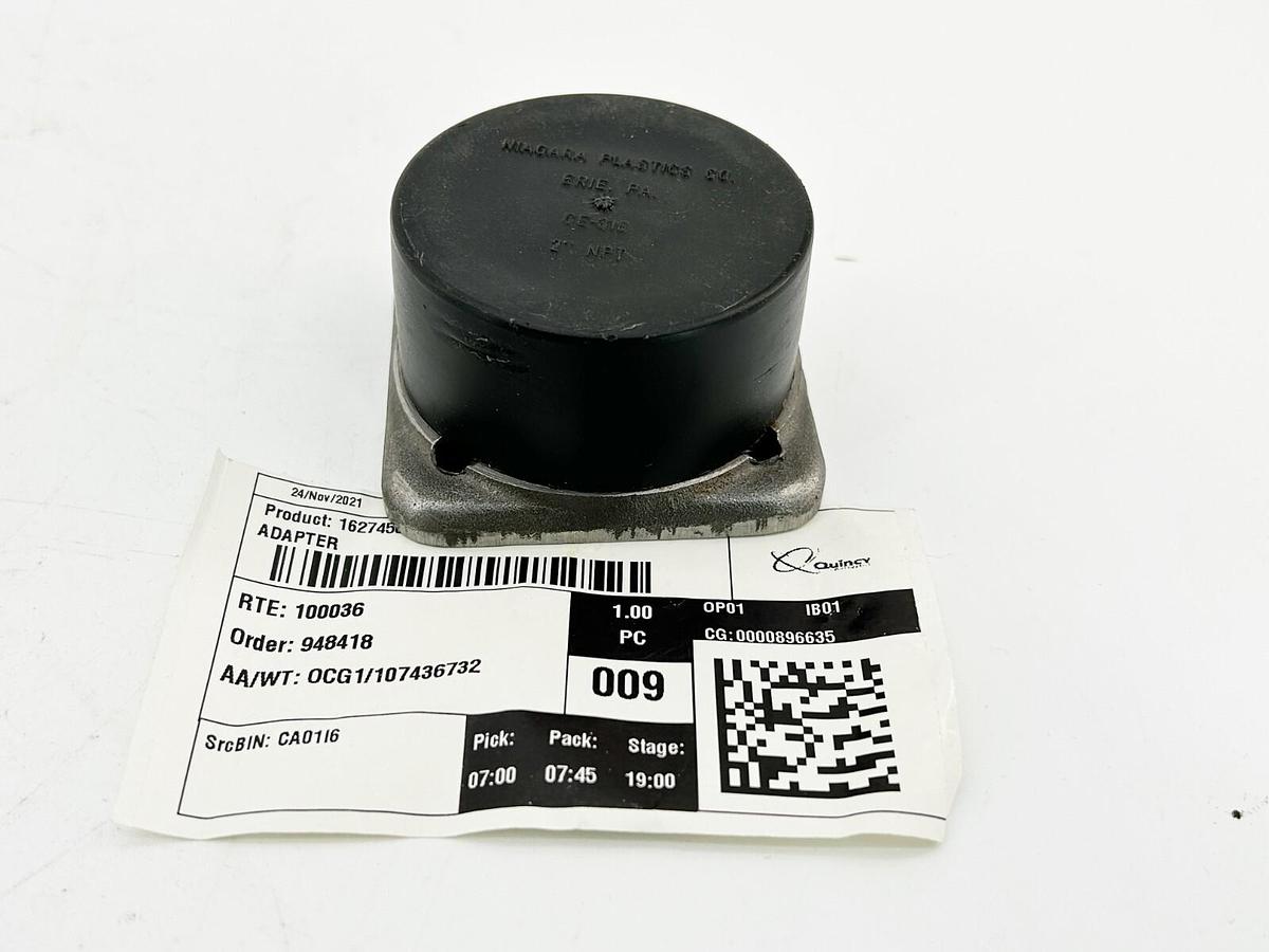 New Quincy 1627456345 Adapter, Gauge, Level, Fluid (OEM)