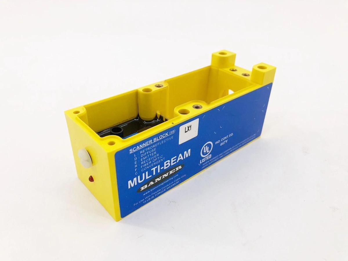 New Banner Engineering SBLX1 Multi-Beam Scanner Block 16647