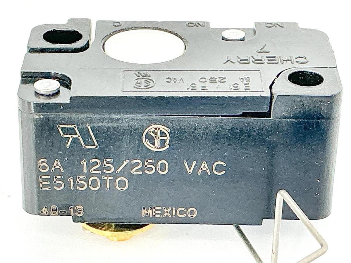 Used New Cherry E5150TO Micro Switch 125/250VAC 6A - No Box
