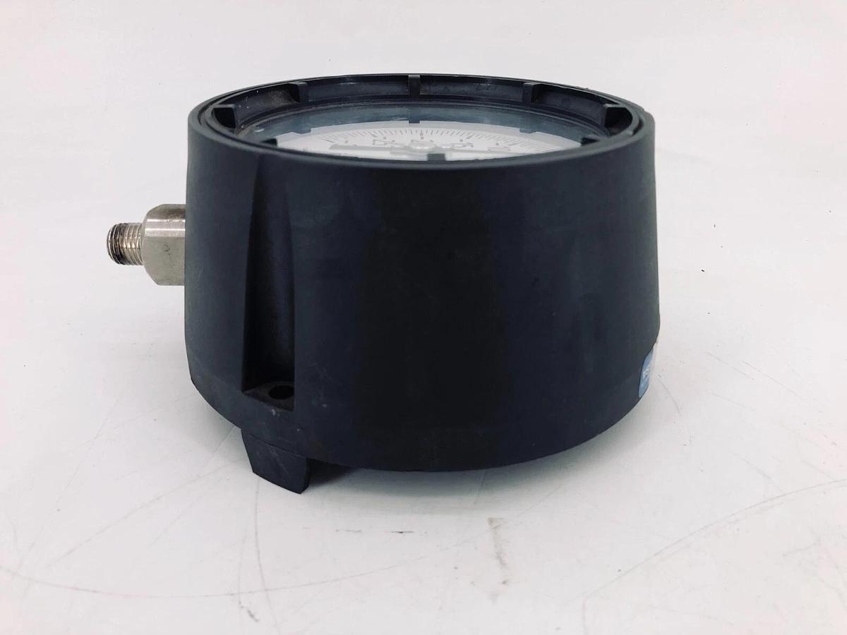 Used WIKA 9834745 Process Gauge 4.5 Dial 1/2 NPT Connection -30 to 15 Psi