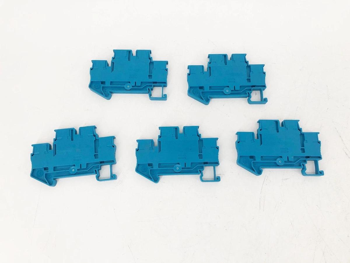 Lot of 5 New Phoenix Contact PTTB 2,5 Terminal Block 500V 3210570 - No Box