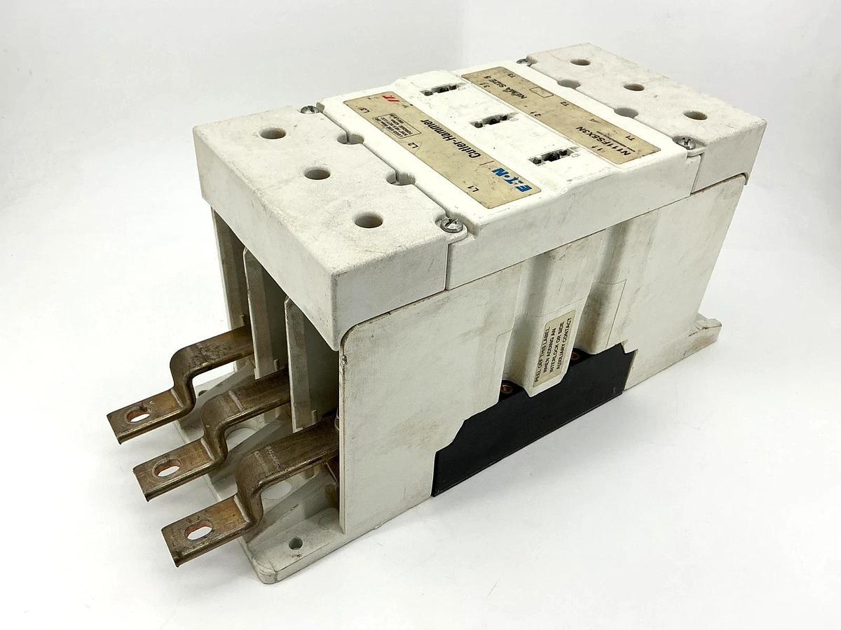 Used Eaton Cutler-Hammer N111FS5X3N Contactor Non-Reversing 3P 270A 600VAC Coil 24VDC