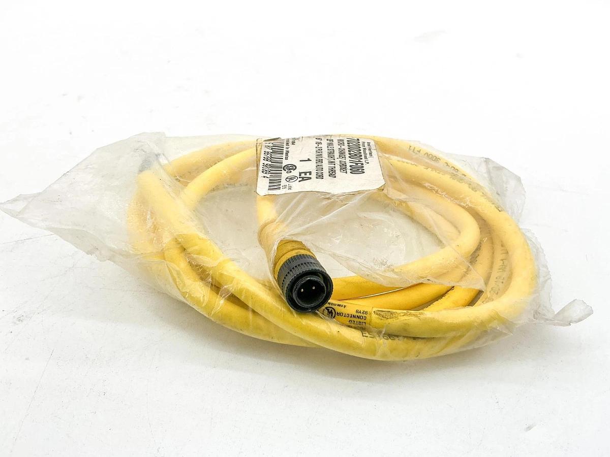 New Brad Harrison 702002B01F060 Cordset Micro-Change 2P Male 6' 18-2