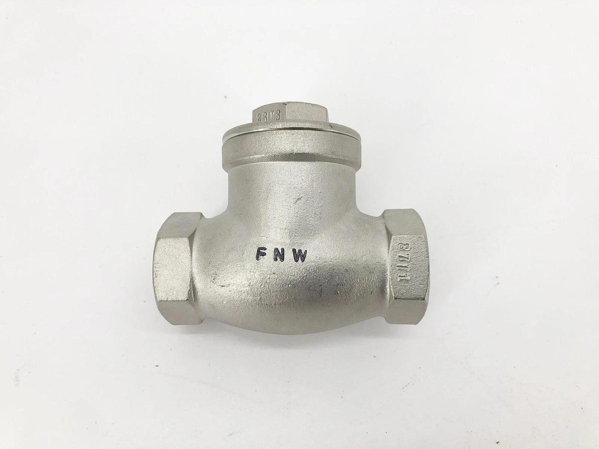 New FNW FNW16B200F Stainless Steel Check Valve 3/4" 200 WOG CF8M