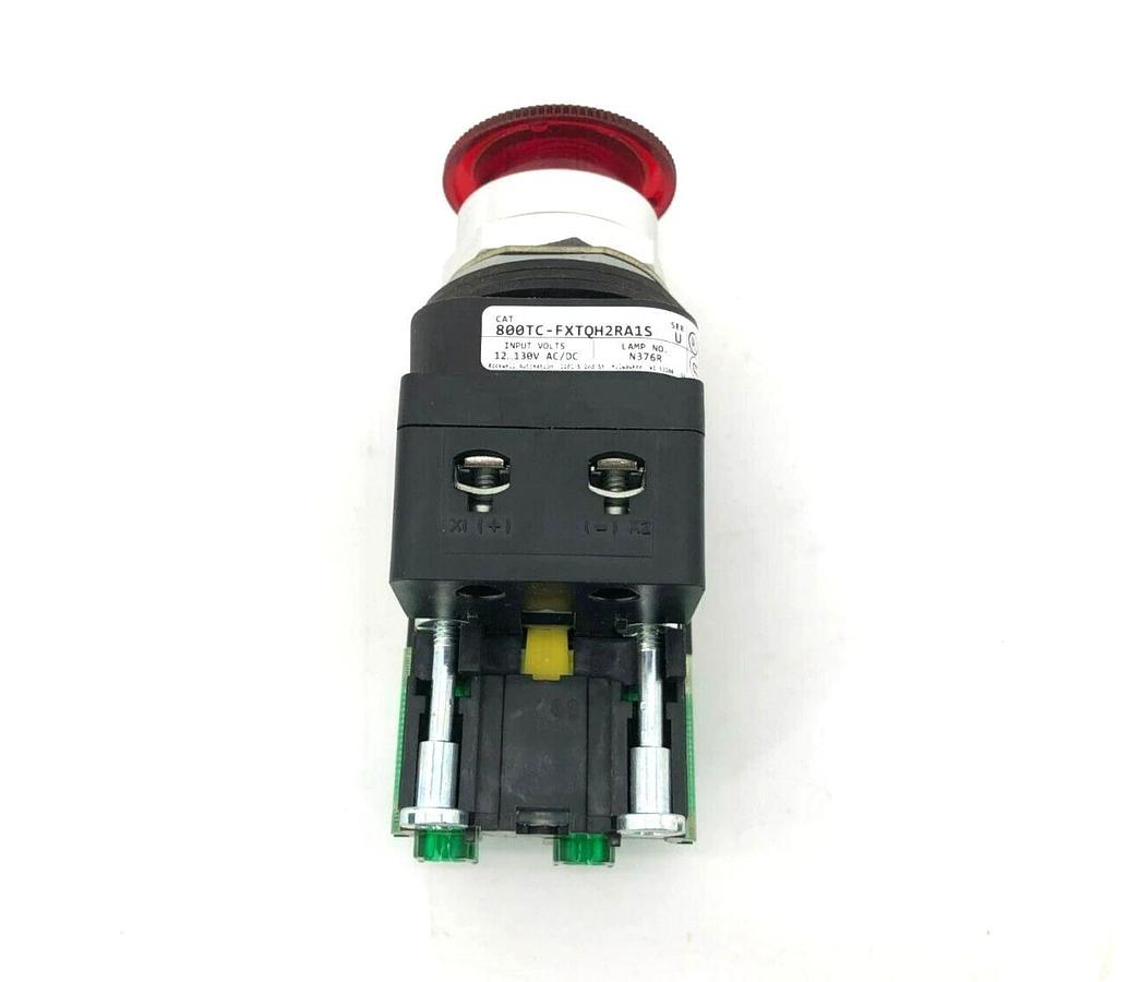 New Allen Bradley 800TC-FXTQH2RA1S Ser. U Push-Pull Device, 12-130VAC/DC, 2 POS