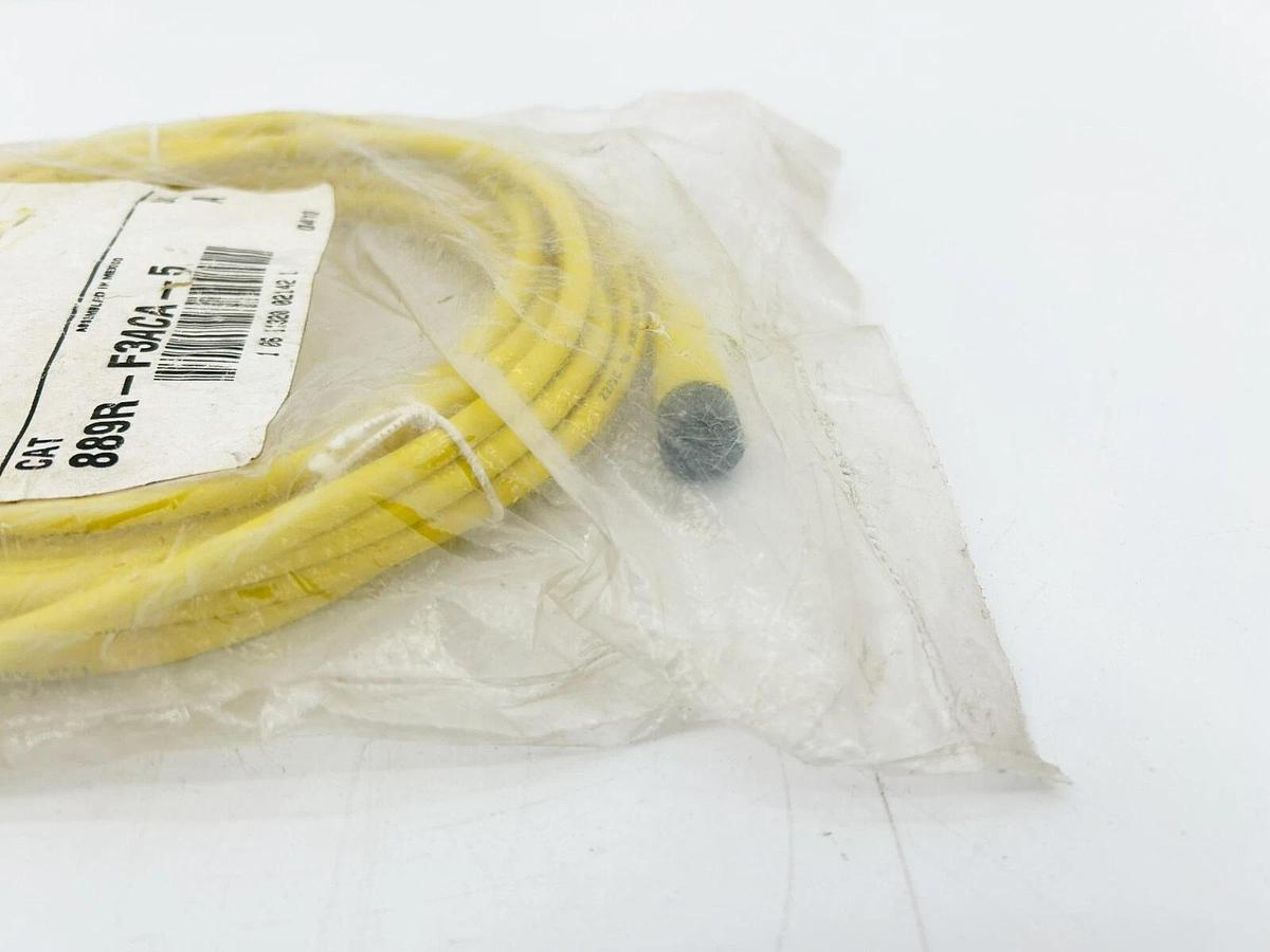 New Allen Bradley 889R-F3ACA-5 Ser. A QD Cordset, AC Micro 3 Pin Female, 5m