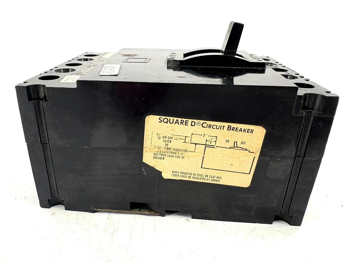 Used Square D FAL36040 40A Circuit Breaker 600V 3-Pole