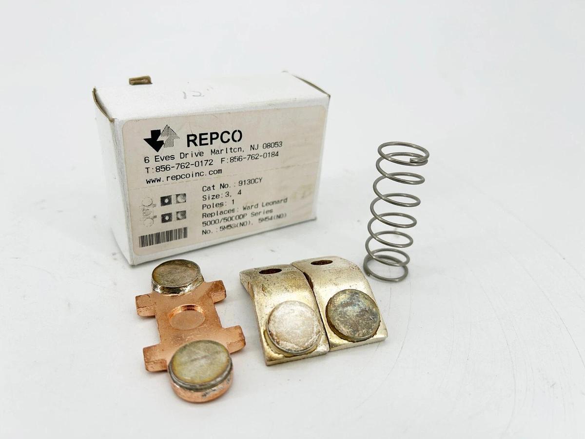New Repco 9130CY Contact Kit Size 3-4 1P Replaces Ward Leonard 5000/50000DP