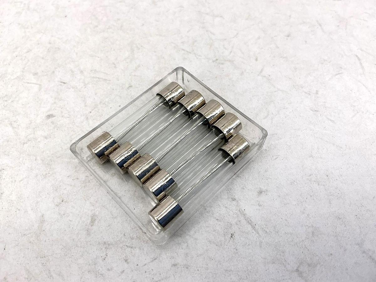 Lot of 20 New Bussmann MDL-1 Glass Fuse 1A 250V
