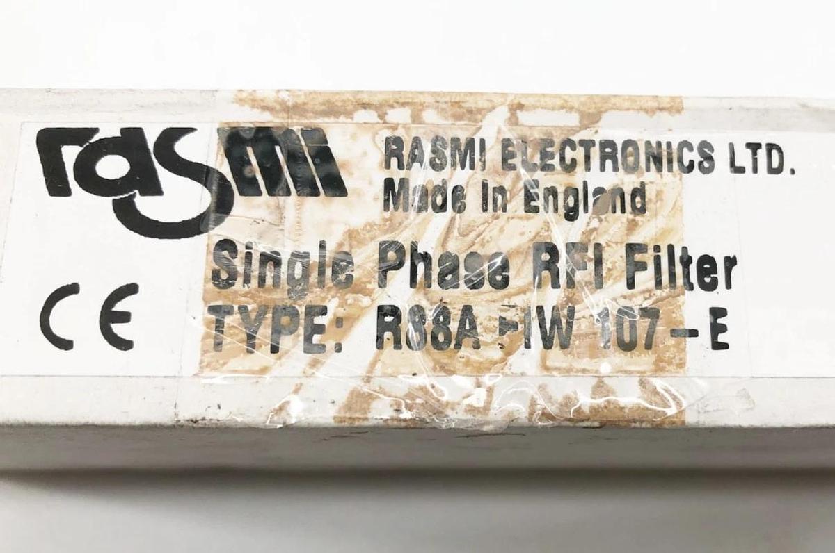 New Rasmi Electronics R88A-FIW-107-E Single Phase RFI Filter 7A 250VAC