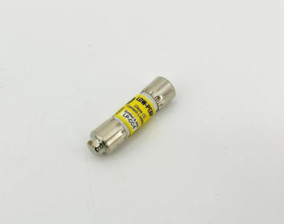 Lot of 3 New Bussmann LPCC-6 Fuses 6A 600VAC Class CC