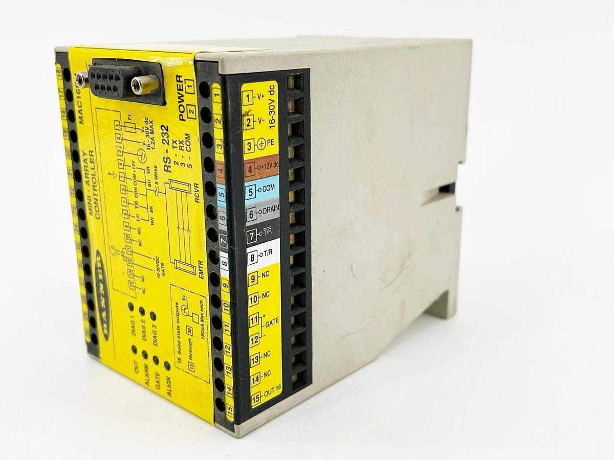 Used Banner Engineering MAC16P-1 Controller 16 Discrete PNP Outputs 30VDC