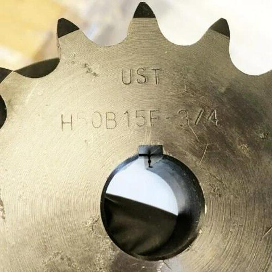 New Tsubaki H50B15F-3/4 Sprocket 3/4" Bore 50 Chain Size