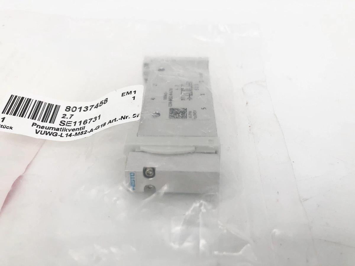 New Festo VUWG-L14-M52-A-G18 Pneumatic Valve 573832