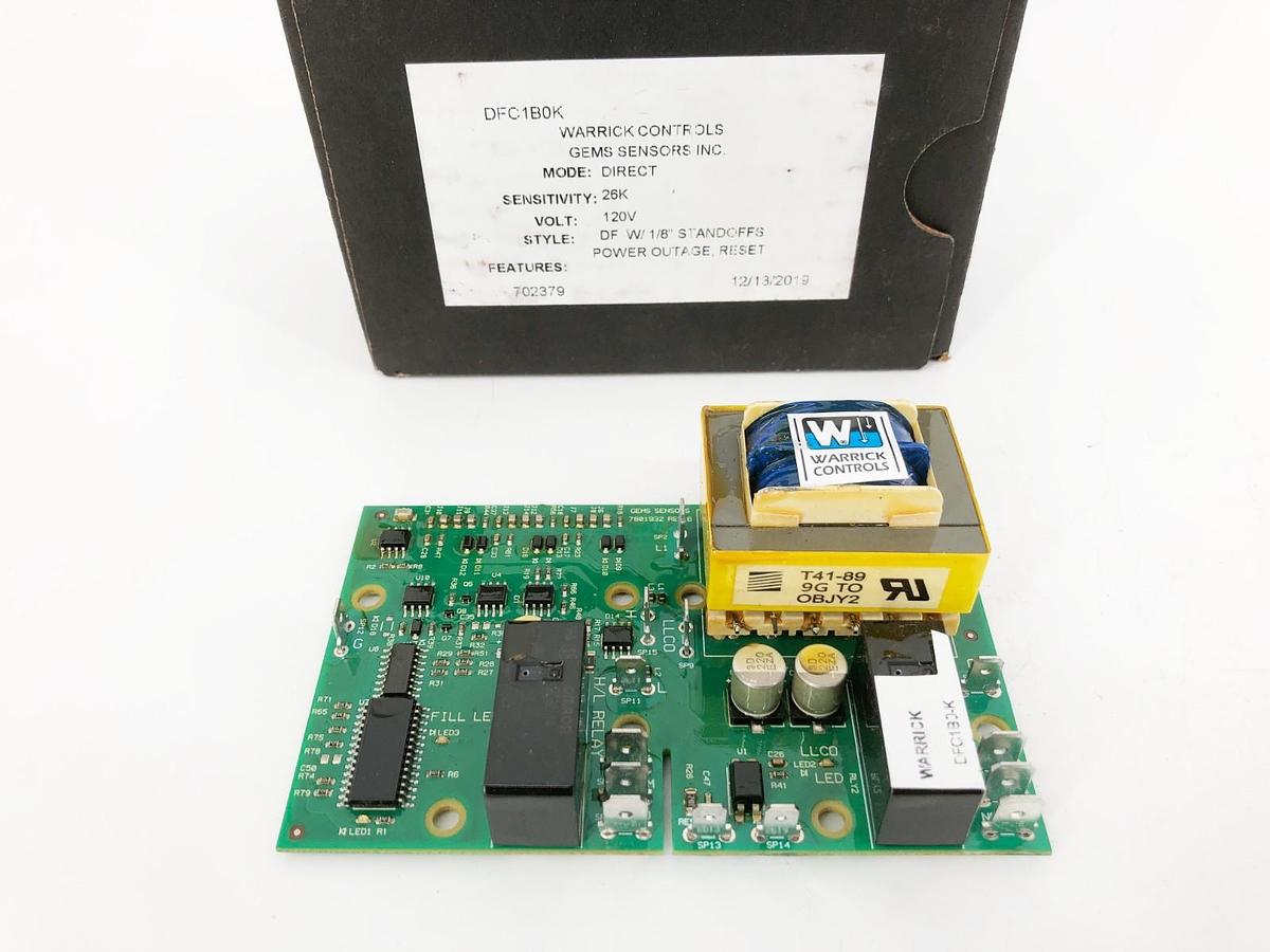 New Warrick Controls Gem Sensors DFC1B0K Dual Function Liquid Level Control