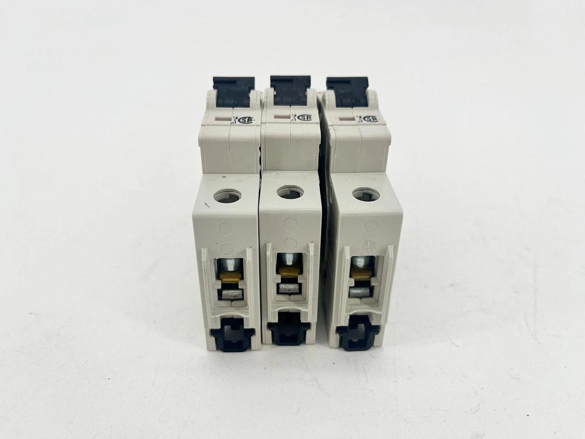 Used Lot of 3 ABB S201U-K5A Miniature Circuit Breakers 5A 240V 1P 2CDS251001R0357