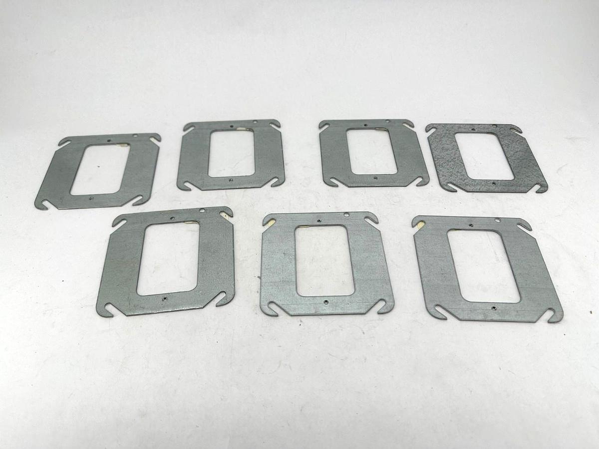 Lot of 7 New Steel City 52-C-0 Rounded Square Box Cover 4" - No Box