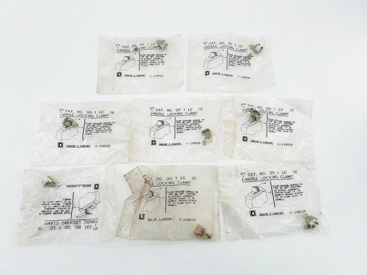 New Lot of 8 Square D QO1LO Load Center Clamp QO Series