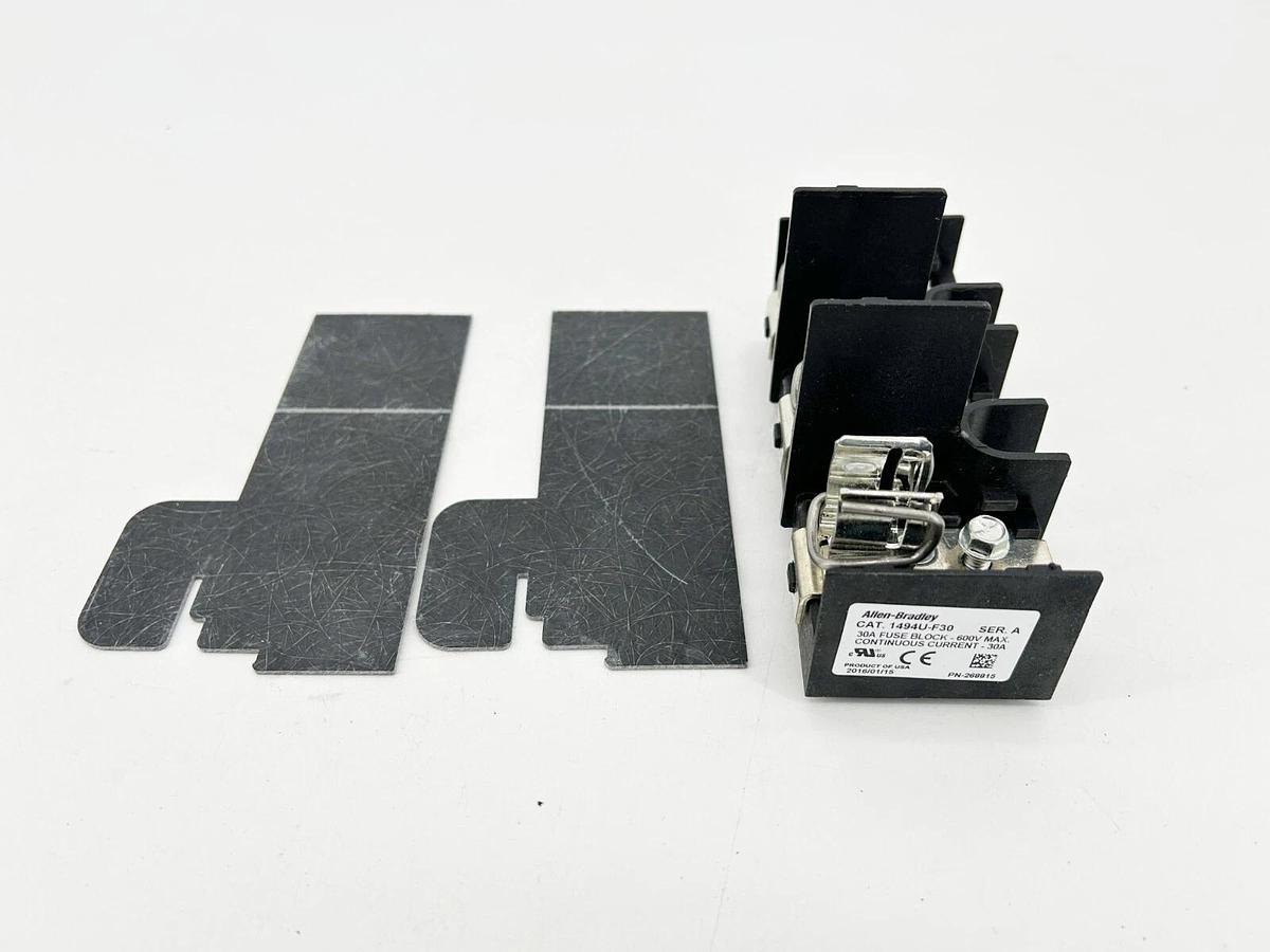 New Allen Bradley 1494U-F30 Trailer Fuse Block 149U Series 30A Mountable