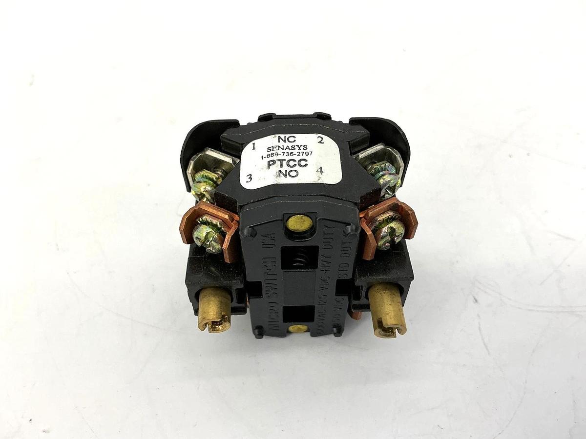 Used Lot of 2 Honeywell Micro Switch PTCC Contact Block 2NC 2NO 600VAC