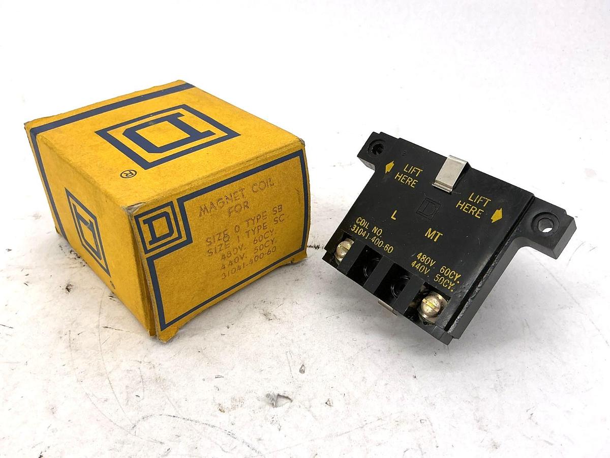 New Square D 31041-400-60 Magnetic Coil 440/480V 50/60CY 3104140060