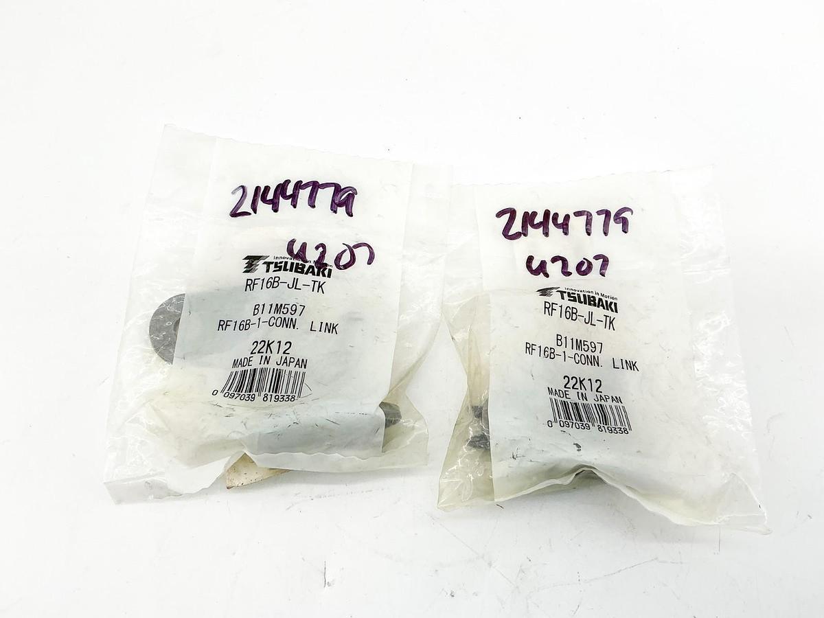 New Lot of 2 Tsubaki RF16B-JL-TK Connector Chain Link RF16B-1-CONN