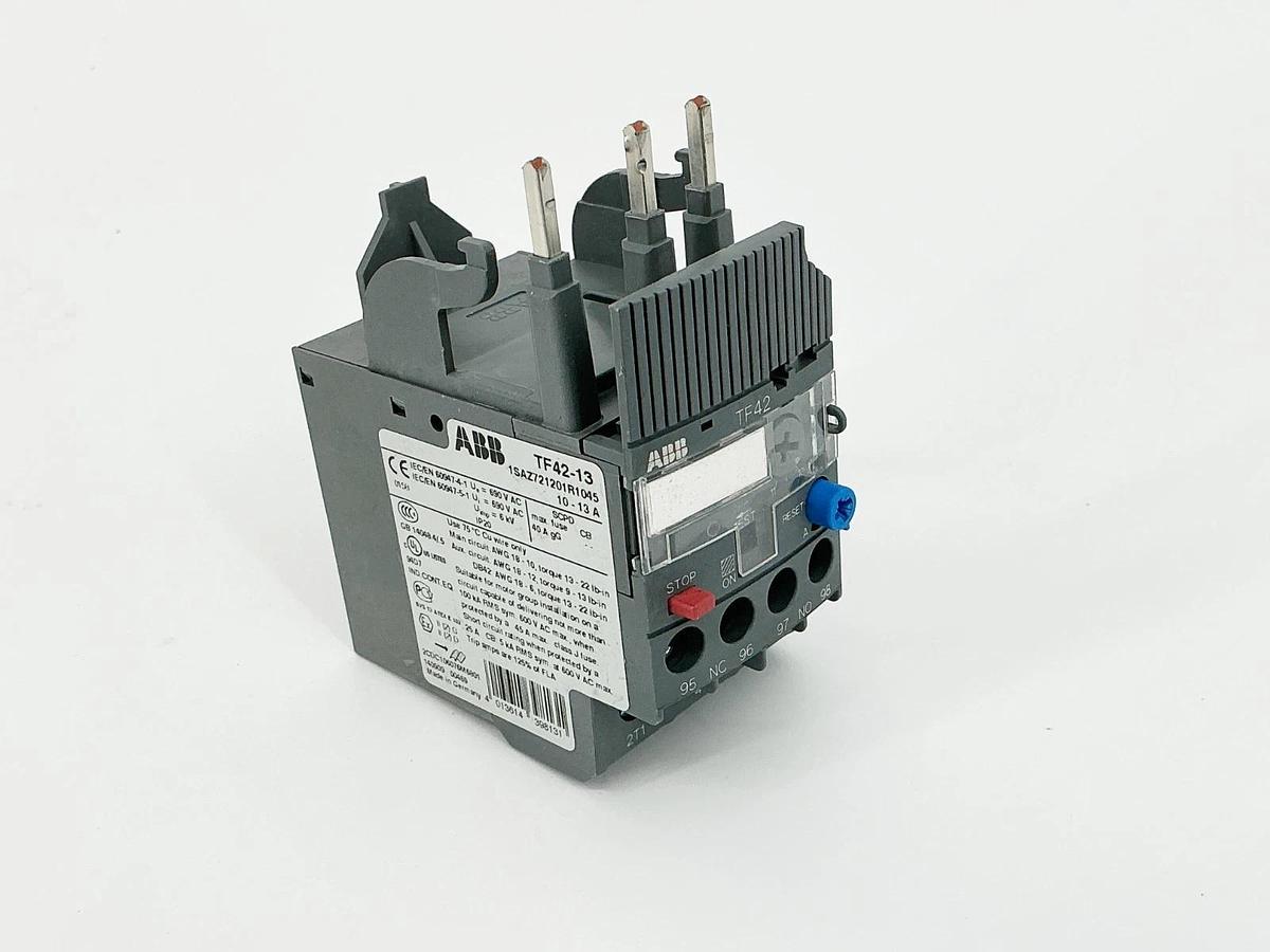 Used ABB TF42-13 Thermal Overload Relay 3P 690V 13A