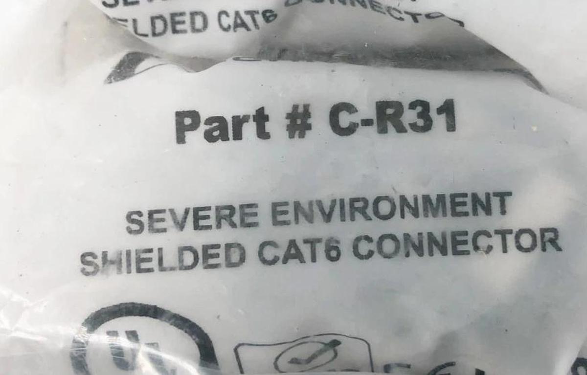 New Grace C-R31-KIT Shielded CAT6 F/F Severe Environment Connectors 5/PK