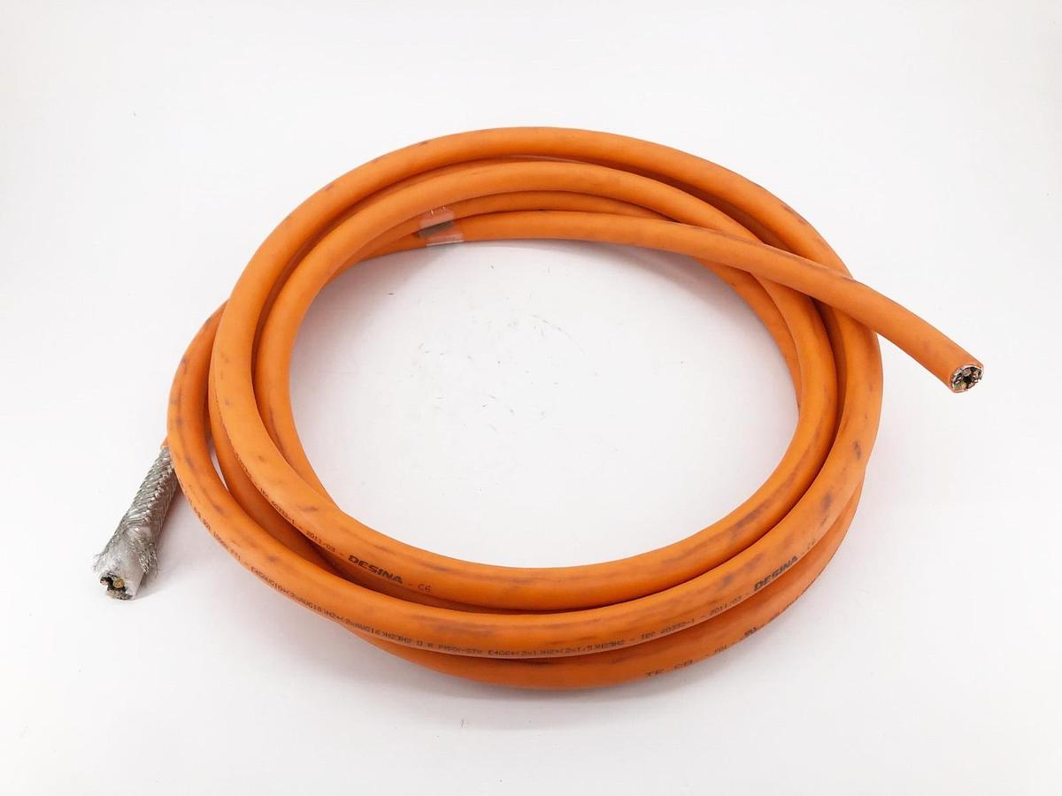 Used TE.CO. [4G6+(2x1) ST+(2x1,5) ST] ST Servo Cable Style 20234 Orange 18FT.