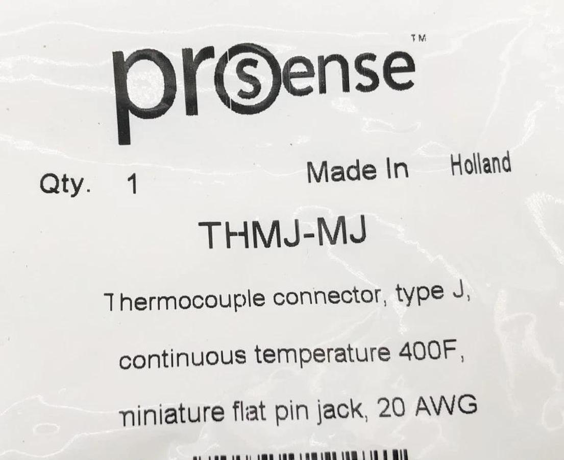 Lot of 9 New ProSense THMJ-MJ Thermocouple Connectors Type J 40AWG To 20AWG