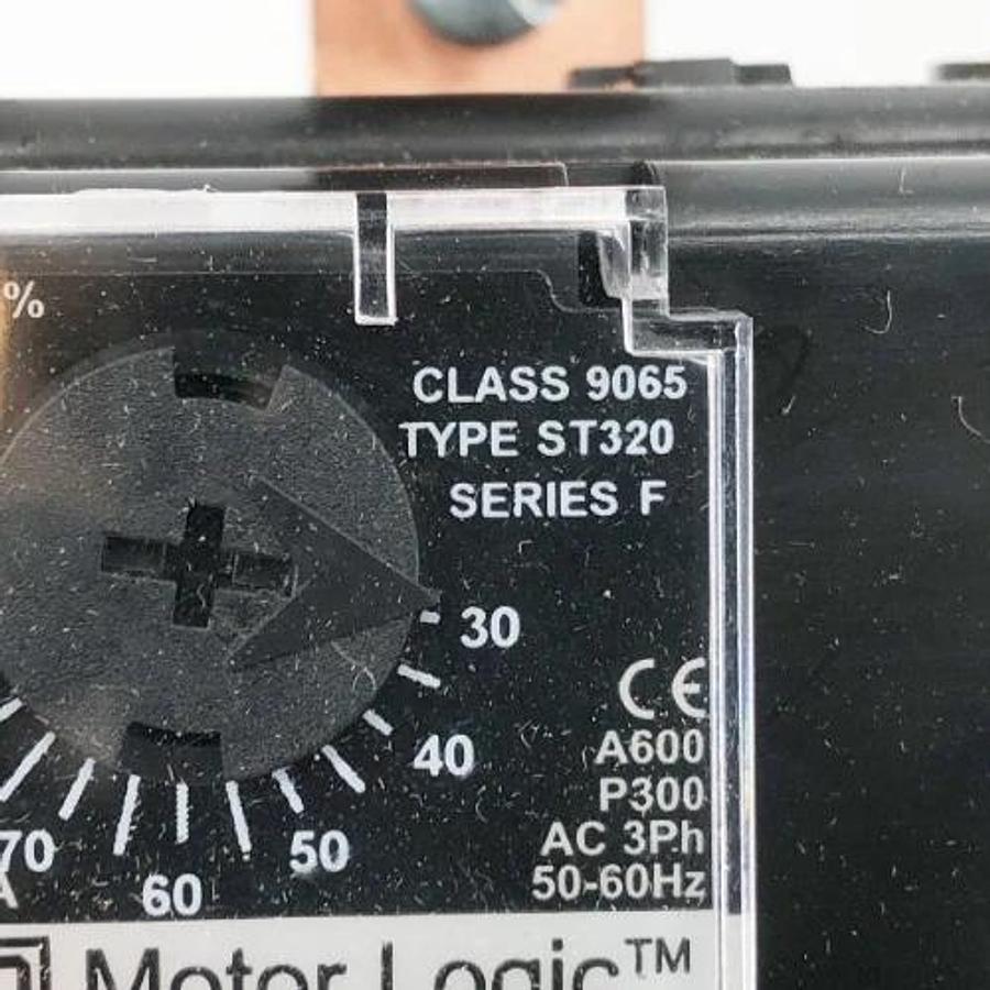 New Square D 9065ST320 MotorLogic Overload Relay 30-90A Starter Mounting Ser. F