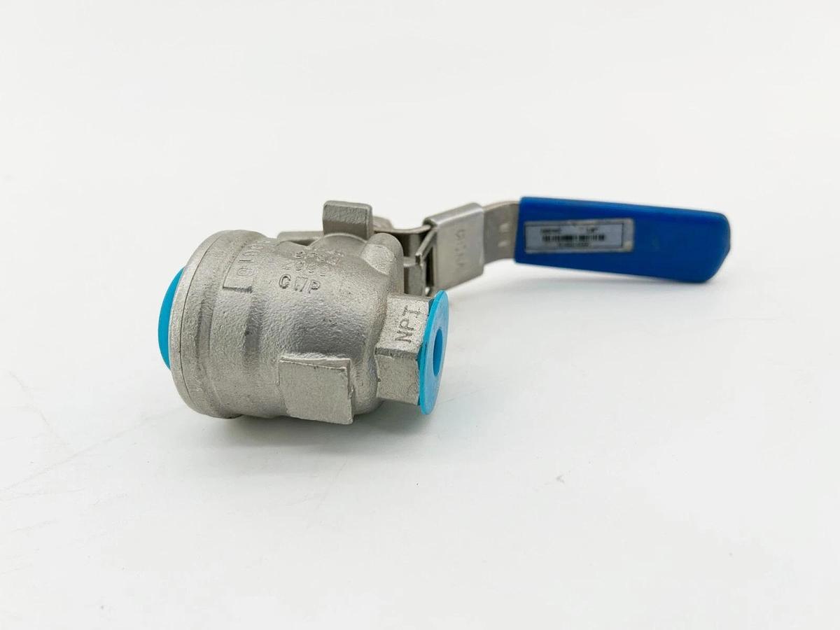 New FNW FNW220AC Ball Valve 3/8" CF8M 2000CWP Stainless - No Box