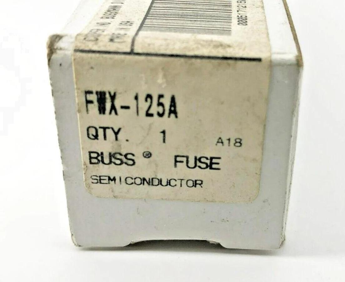 New Bussmann FWX-125A Semiconductor Fuse 125A 250VAC/DC