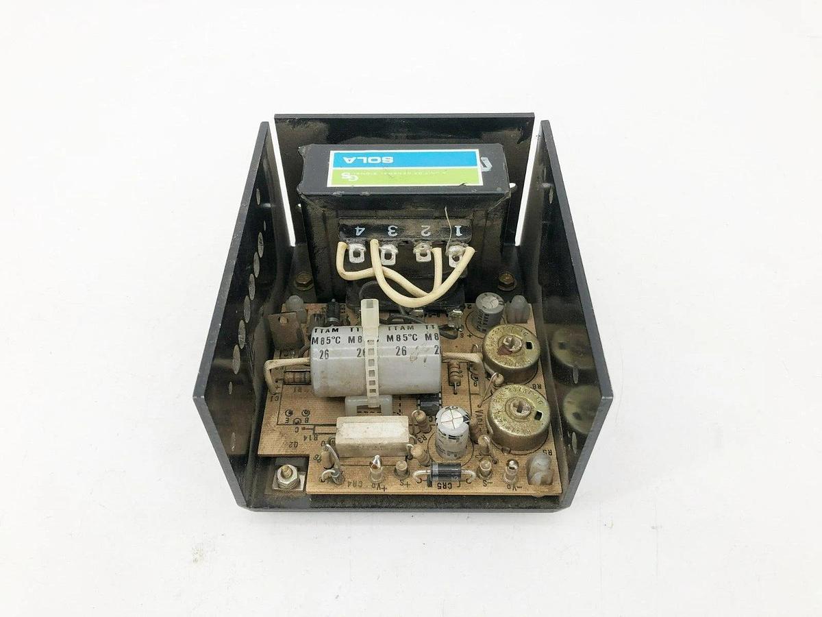 Used GS Sola Electric 83-12-218-2 Power Supply 115/230VAC In 12VDC 1.8A Out
